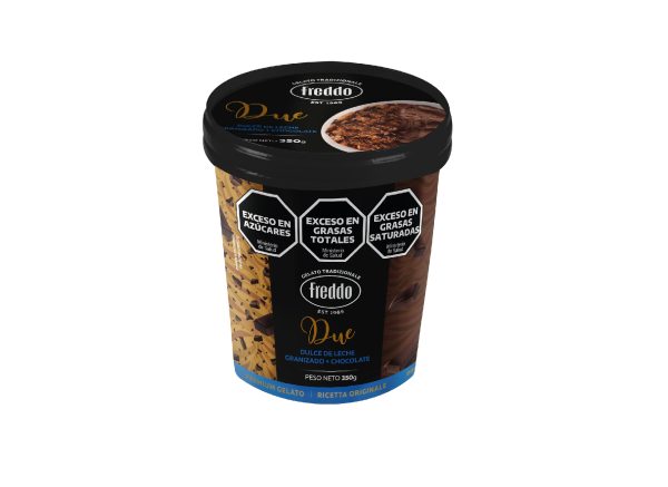 DULCE DE LECHE GRANIZADO Y CHOCOLATE
